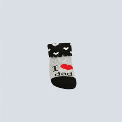 BROSS Baby Thermo-Stoppersocken I love Dad 3 Paar